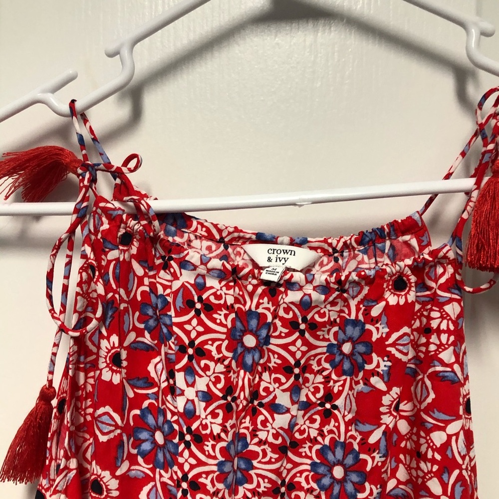 🌹Crown & Ivy™ Challis Tunic Tank BRAND NEW - Picture 8 of 12